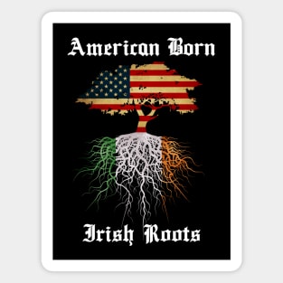 American Born Irish Roots Magnet